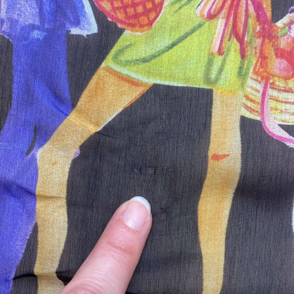 HUGE Ltd Ed. Henri Bendel Izak Girls Scarf‎ Dress